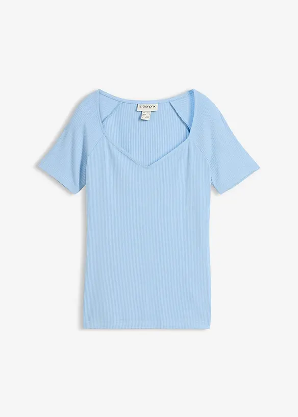 Maglia a costine in misto viscosa, bonprix