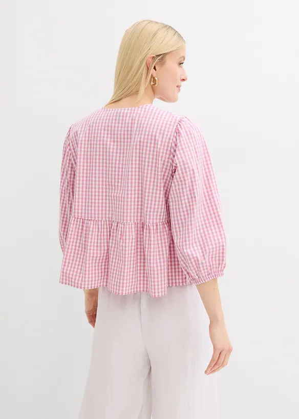 Blusa con allacciatura a fiocchetti, bonprix
