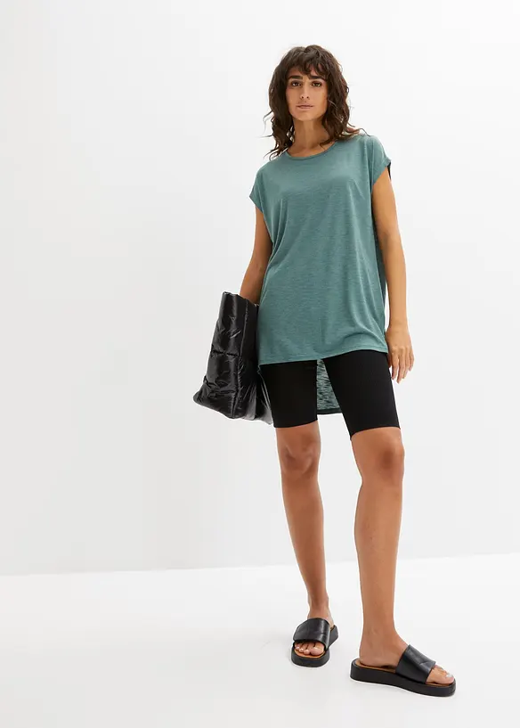 Maglia lunga in misto viscosa, bonprix