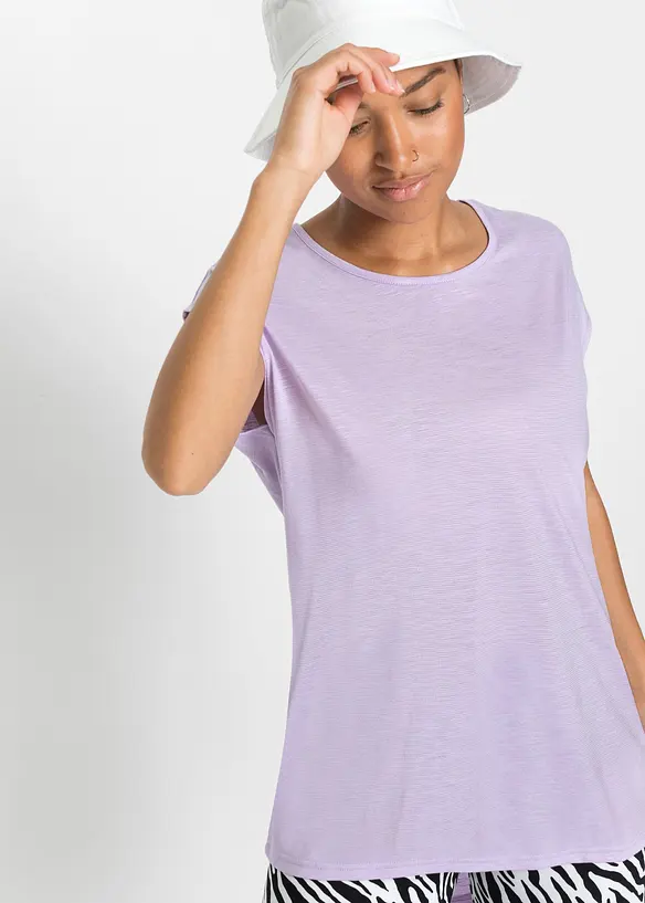 Maglia lunga in misto viscosa, bonprix