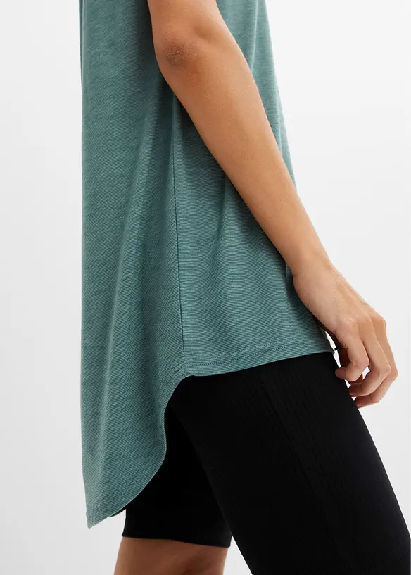 Maglia lunga in misto viscosa, bonprix