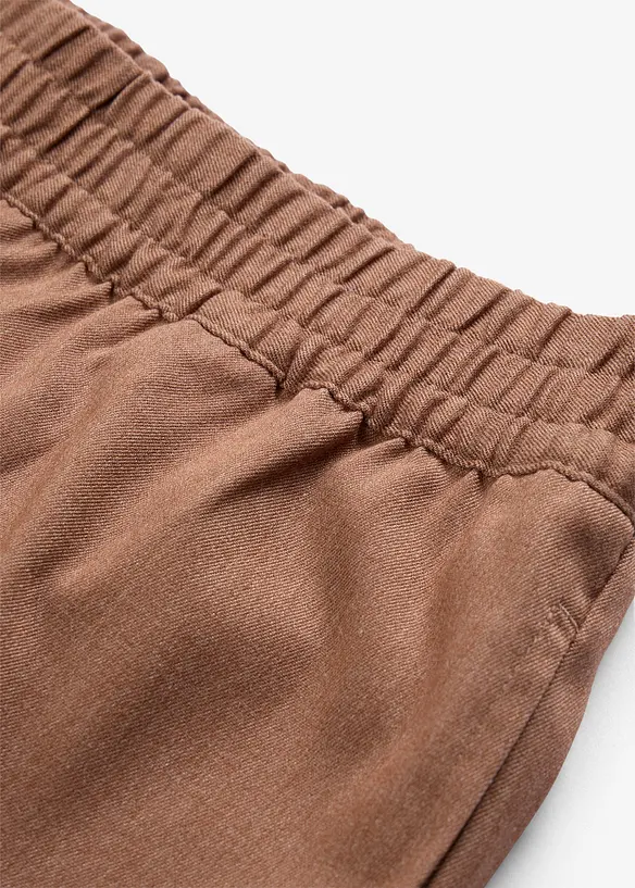 Pantaloni a palazzo con elastico in vita, bonprix