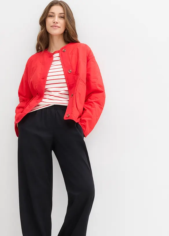 Pantaloni a palazzo con elastico in vita, bonprix