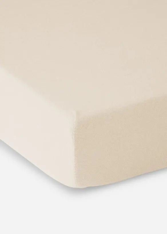 Lenzuolo con angoli effetto lino, bonprix