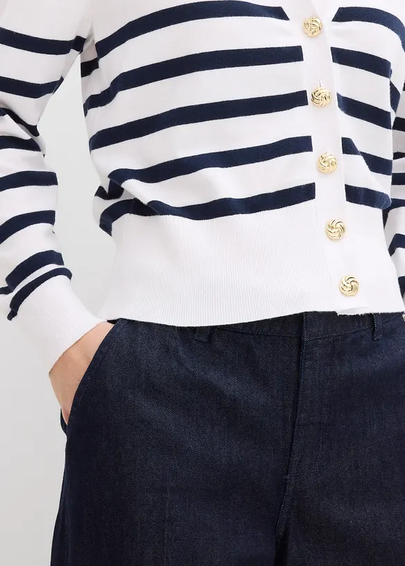 Jeans wide leg, straight, bonprix