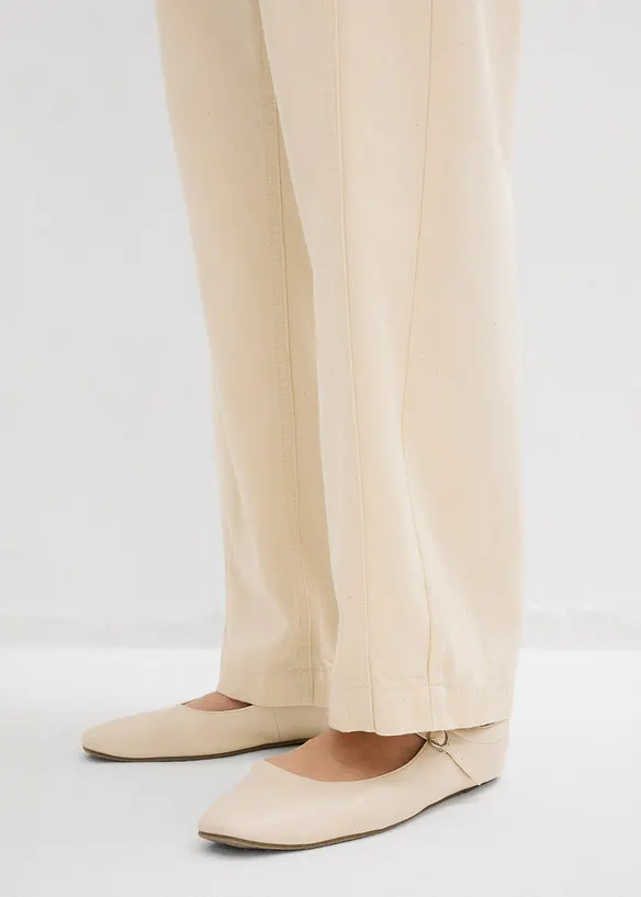 Jeans barrel, vita media, bonprix