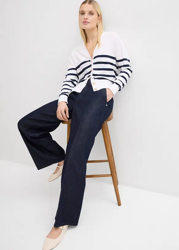 Jeans wide leg, straight, bonprix