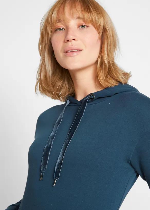 Abito in felpa con cotone biologico, bonprix