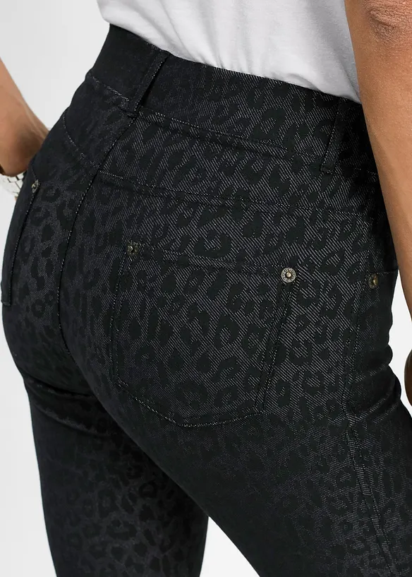 Jeggings leopardati, bonprix