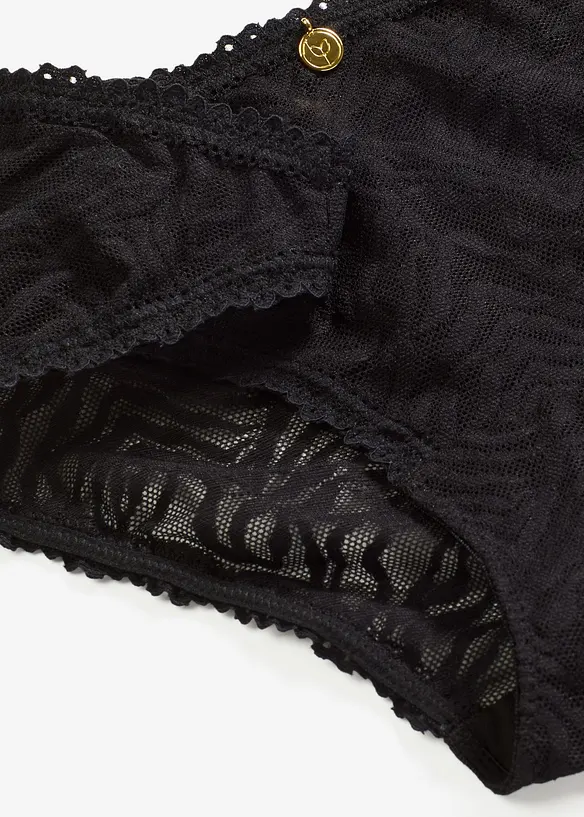 Minislip con pizzo raffinato, bonprix