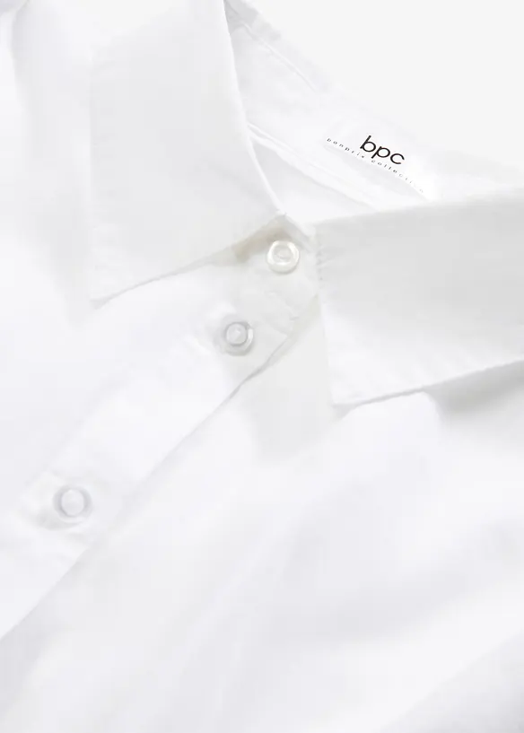 Camicetta oversize in cotone con maniche a 3/4, bonprix