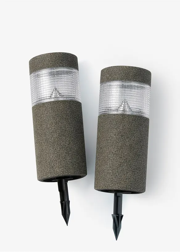 Lampada segnapassi solare decorativa (pacco da 2), bonprix