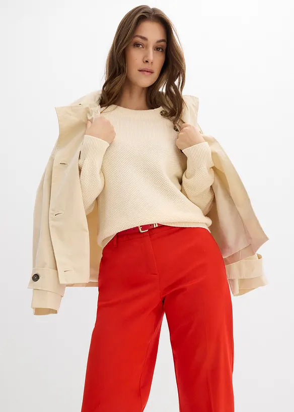 Pantaloni chino in misto cotone, bonprix