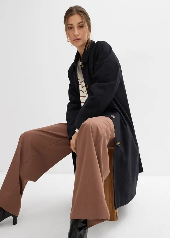 Trench con abbottonatura, bonprix