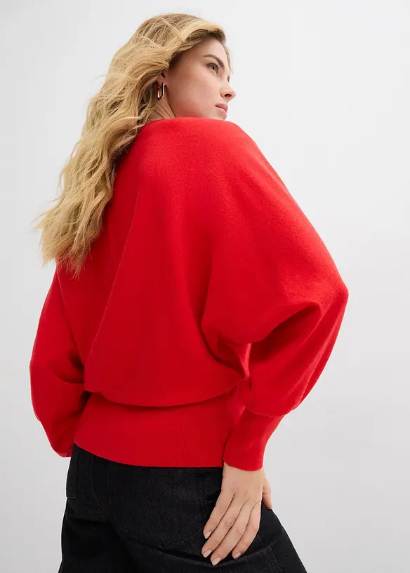Maglione con maniche a pipistrello, bonprix