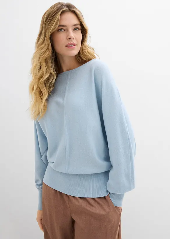 Maglione con maniche a pipistrello, bonprix