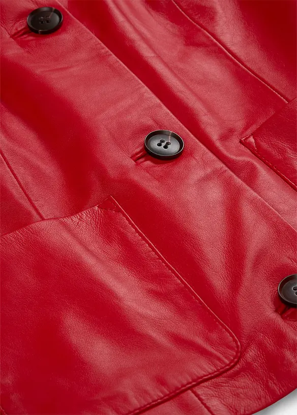 Giacca corta in nappa d'agnello, bonprix