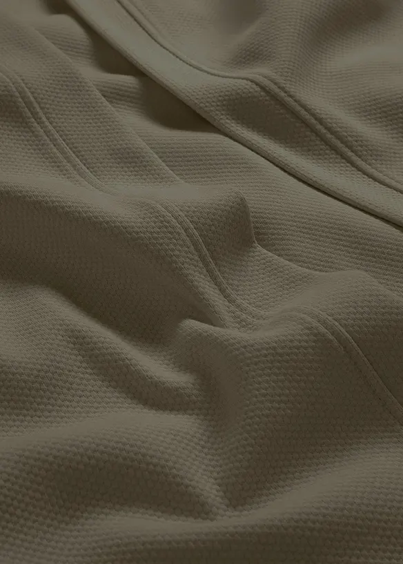 Cardigan lungo in morbida felpa di misto cotone, bonprix