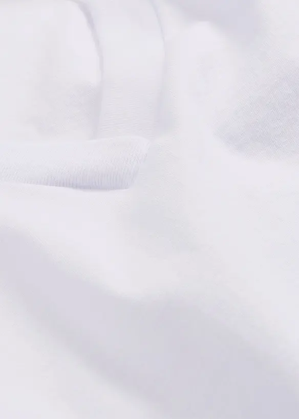 Maglia lunga e larga con scollo a V e maniche corte (pacco da 5), bonprix