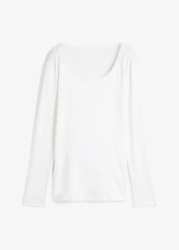 Maglia a maniche lunghe in puro cotone biologico, bonprix
