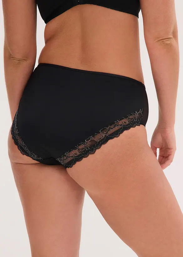 Slip alto con pizzo delicato, bonprix