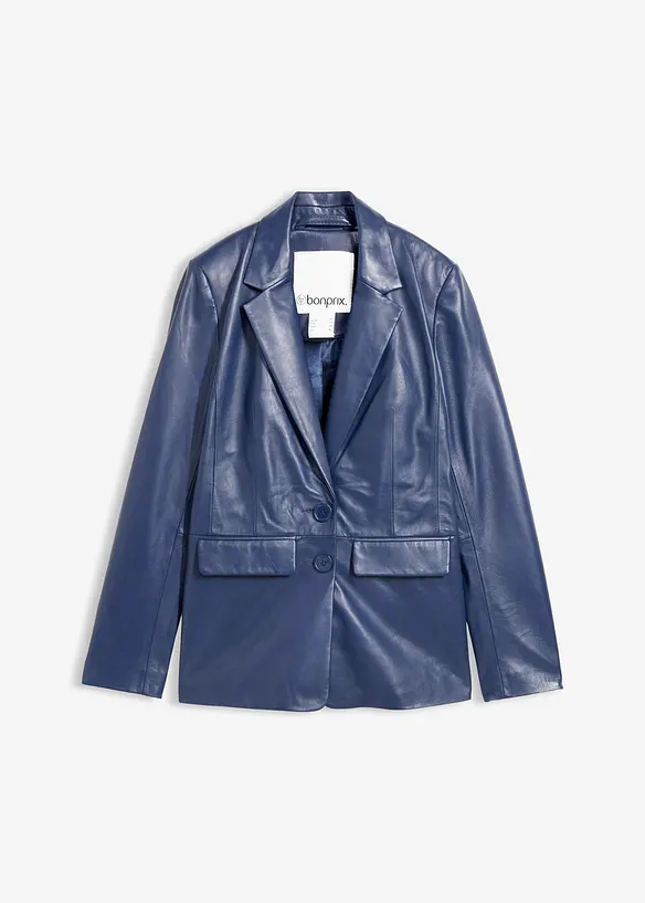 Blazer in nappa d'agnello, bonprix