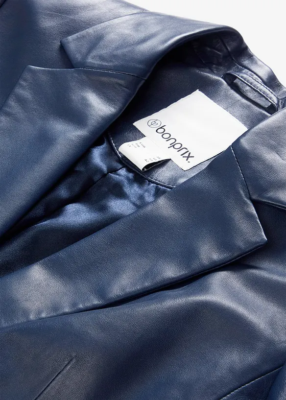 Blazer in nappa d'agnello, bonprix