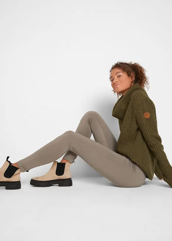 Leggings termici con fascia comoda in vita, bonprix