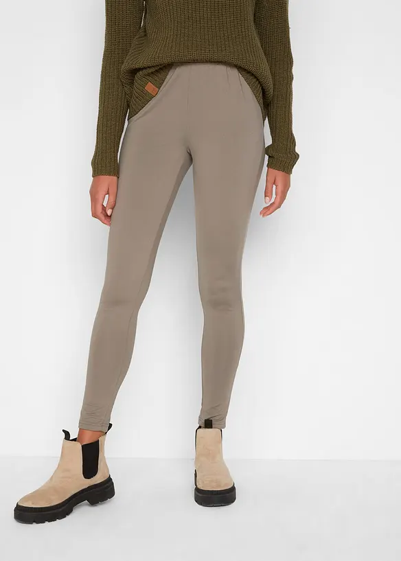 Leggings termici con fascia comoda in vita, bonprix