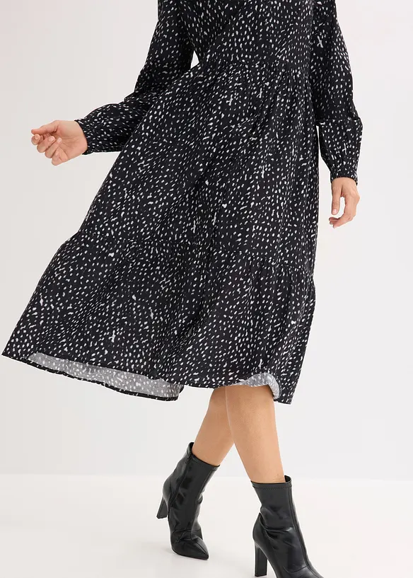 Abito midi in puro cotone, bonprix