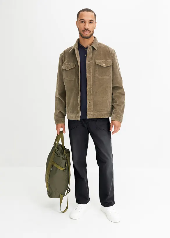 Maglia serafino in puro cotone biologico (pacco da 2), bonprix