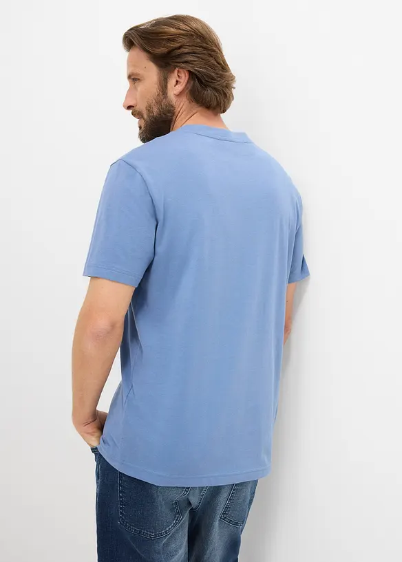 Maglia serafino in puro cotone biologico (pacco da 2), bonprix