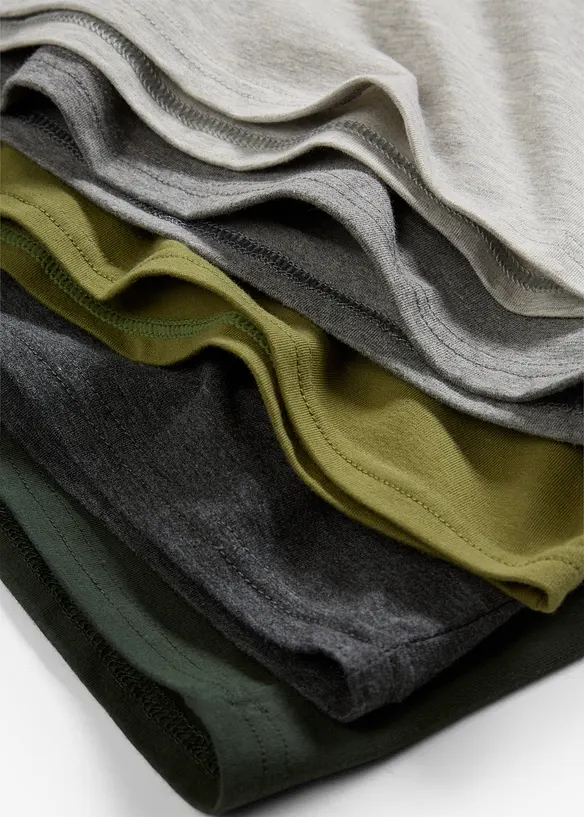 Canottiera con cotone morbido (pacco da 5), bonprix