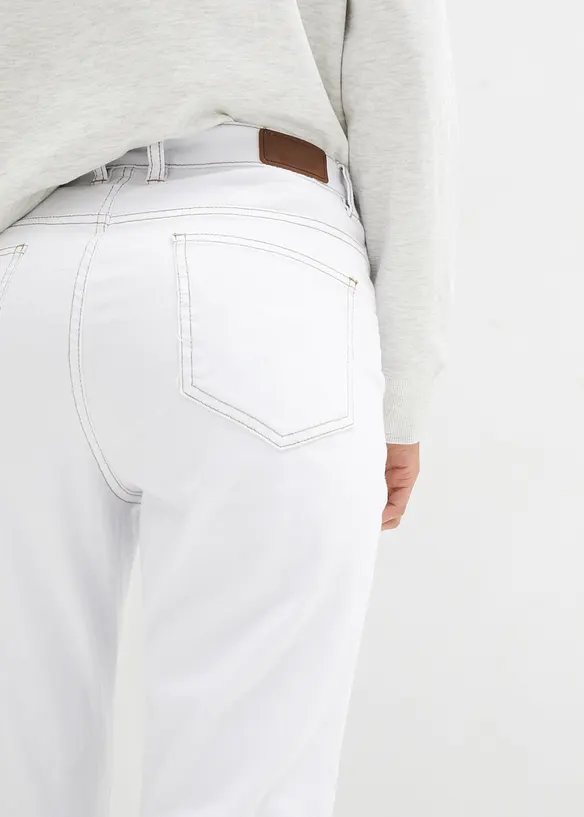 Jeans elasticizzati straight, vita media, bonprix