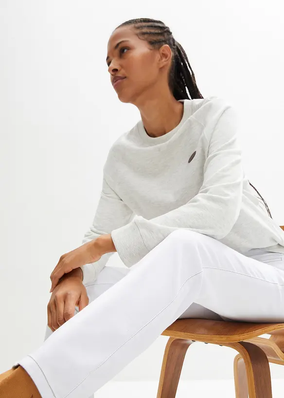 Jeans elasticizzati straight, vita media, bonprix