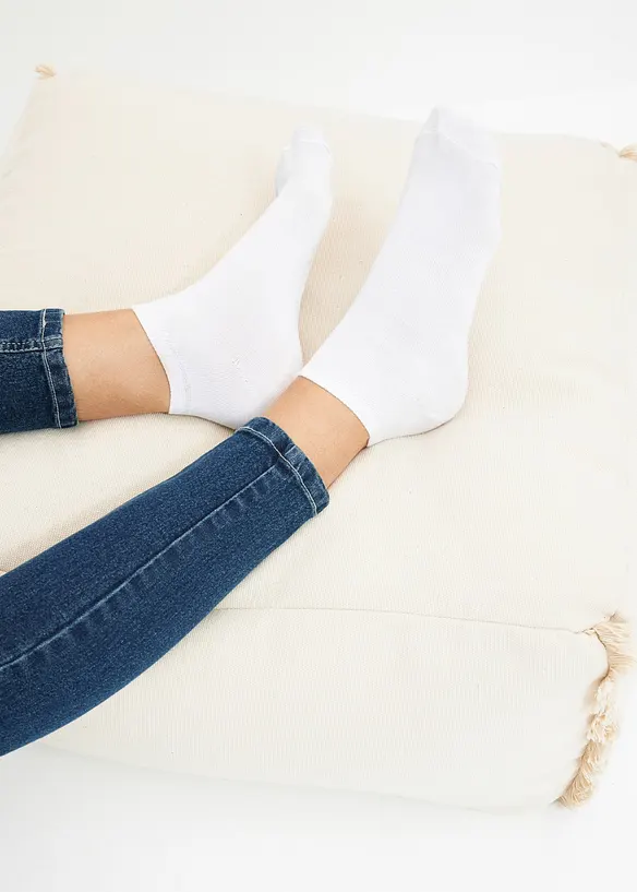 Calzini per sneakers con cotone biologico (pacco da 20 paia), bonprix