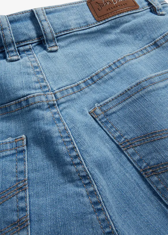 Jeans elasticizzati straight, vita media, bonprix