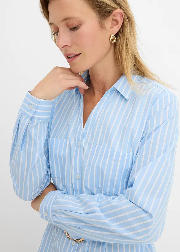 Abito chemisier in puro cotone, bonprix