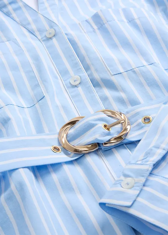 Abito chemisier in puro cotone, bonprix