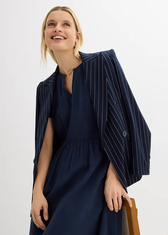 Abito in misto viscosa fine, bonprix