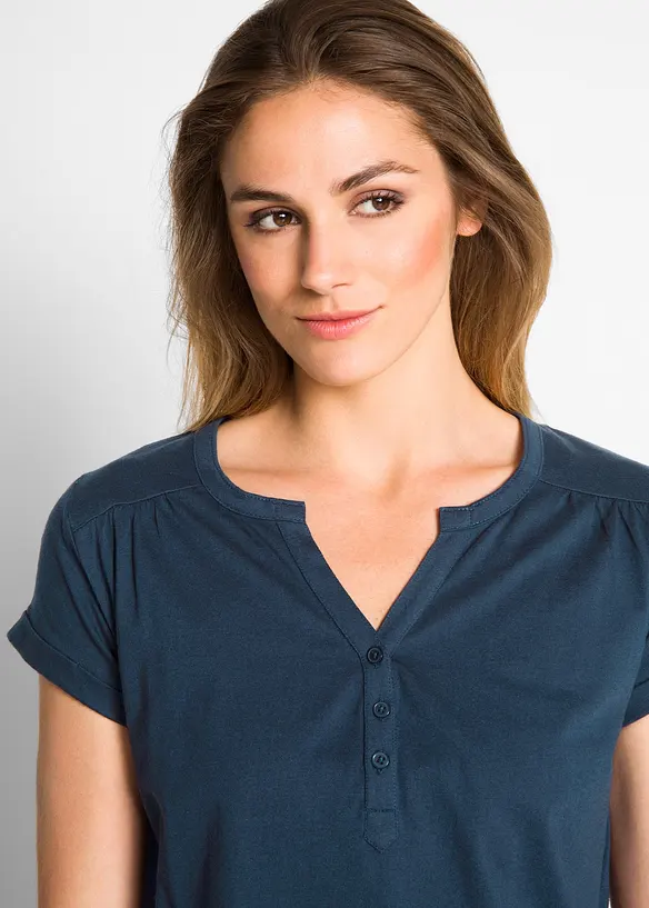 Maglia in cotone a maniche corte, bonprix