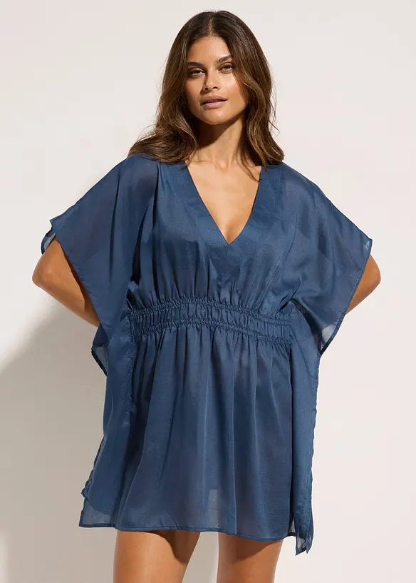 Tunica copricostume trasparente con scollo a V, bonprix