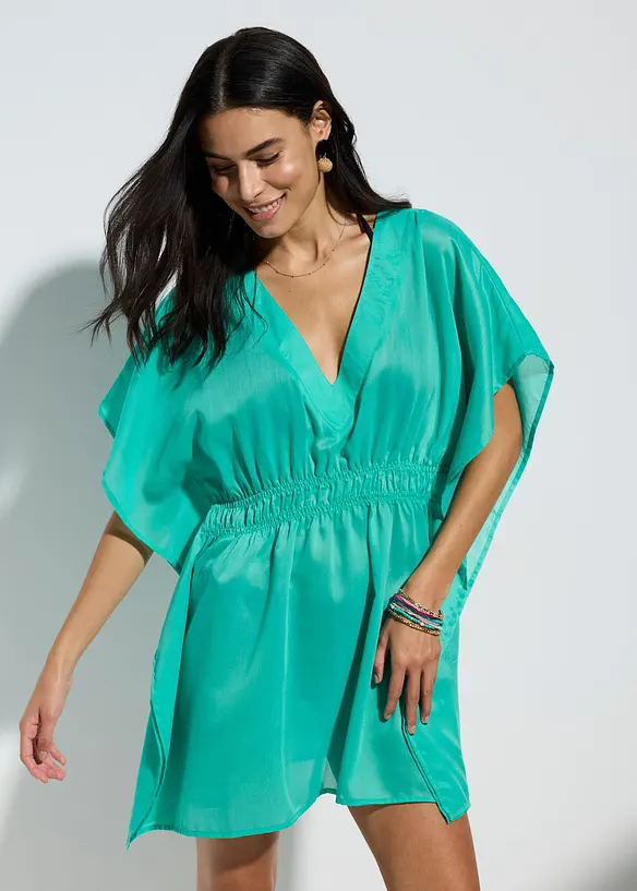 Tunica copricostume trasparente con scollo a V, bonprix