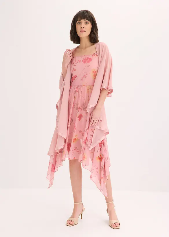 Stola con raffinato dettaglio in satin, bonprix