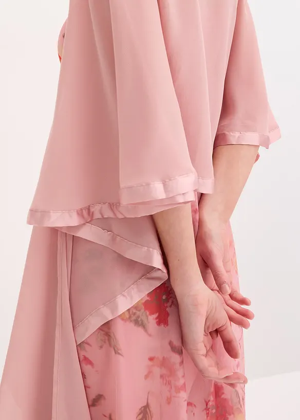 Stola con raffinato dettaglio in satin, bonprix