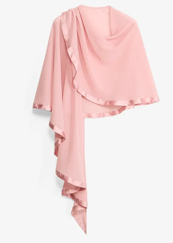 Stola con raffinato dettaglio in satin, bonprix