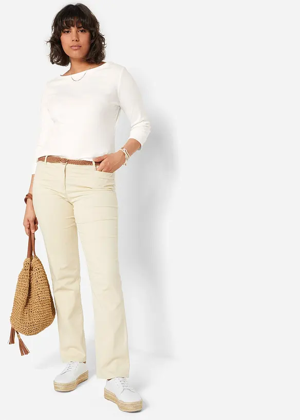 Cintura intrecciata con fibbia rettangolare, bonprix