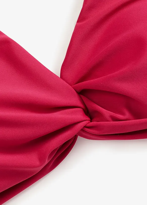 Reggiseno a bustier per bikini con dettaglio attorcigliato, bonprix