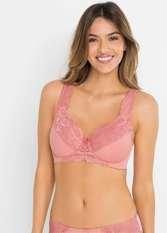 Reggiseno minimizer con spalline imbottite (pacco da 2), bonprix