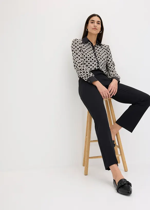 Pantaloni in tessuto elasticizzato, bonprix